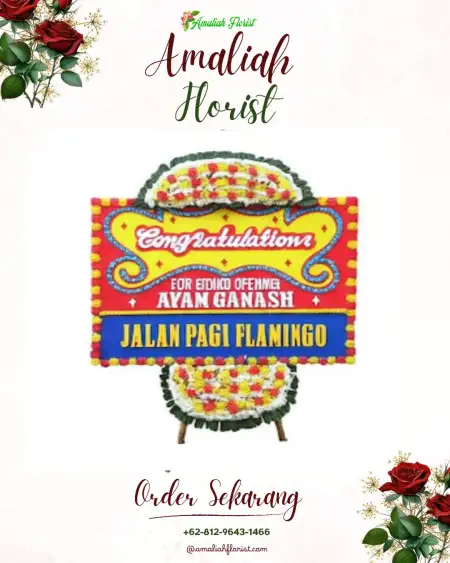 Sewa Papan Bunga Braja Caka